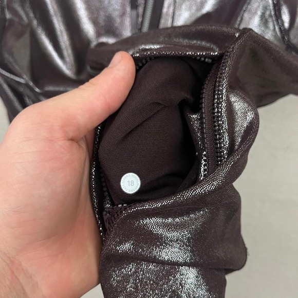 Lululemon Full Zip Up Define Shine Bronze Jacket Hoodie - Picture 4 of 6